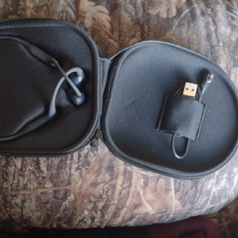 Shokz Waterproof Wireless Earbuds with Charging Case - Black